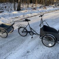 Helkama Trans2000 ja Kontti peräkärry